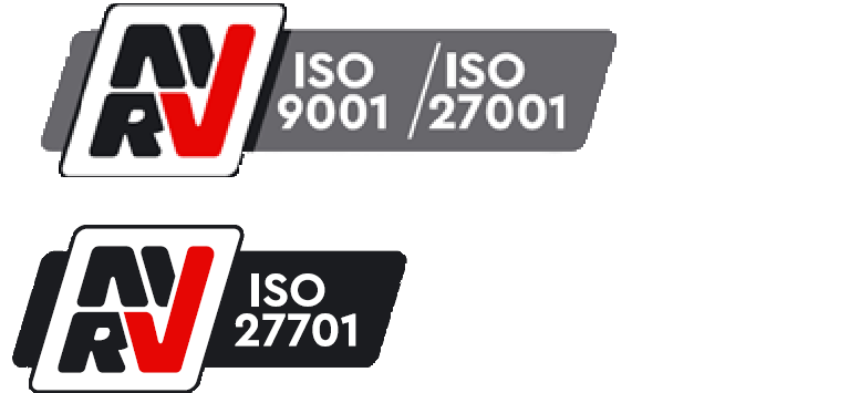 AVRV · ISO 9001 και ISO 27001